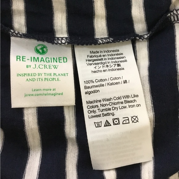 J. Crew Navy and White Striped Tank Top - Picture 7 of 7